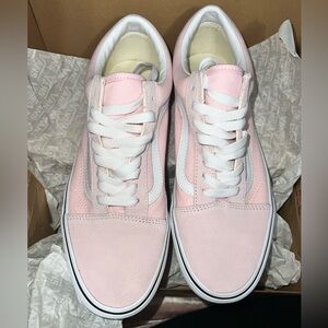 Vans Old School Shoe Woman’s Size 10 Blushing Pink/True White
